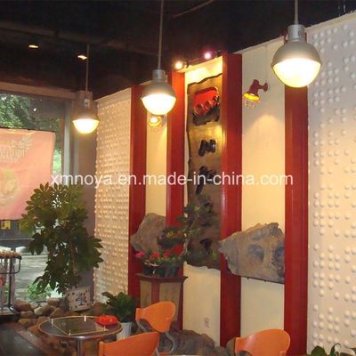 Featured Designer Textured 3D Wall Board para decoração de lojas Modern A1 Fireproof Grade Panel