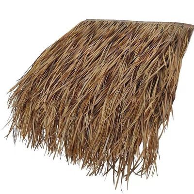 Telhado de palha sintética artificial 45*50cm e 100*60cm para eficiência na praia tropical