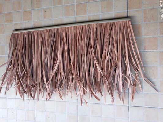 Telhado de palha sintética artificial 45*50cm e 100*60cm para eficiência na praia tropical