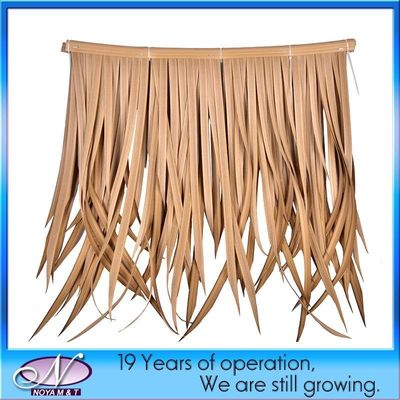 Telhado de palha sintética artificial 45*50cm e 100*60cm para eficiência na praia tropical