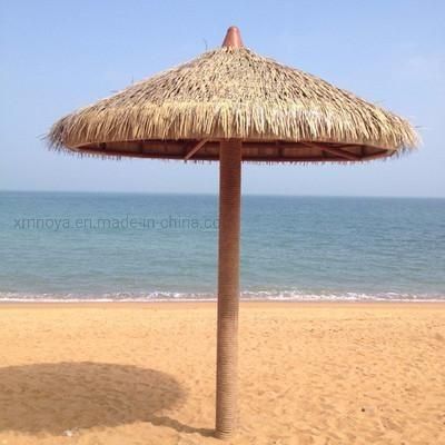 Decoração de jardim africano Componente de material de PVC tijolo vermelho resistente ao fogo telha de palha