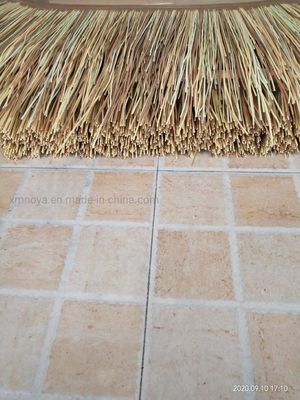 Decoração de jardim africano Componente de material de PVC tijolo vermelho resistente ao fogo telha de palha