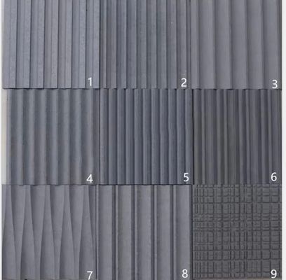 3D Slotted Decorative Fiber Cement Façade para material resistente ao calor