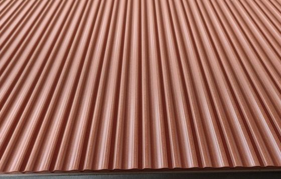 3D Slotted Decorative Fiber Cement Façade para material resistente ao calor