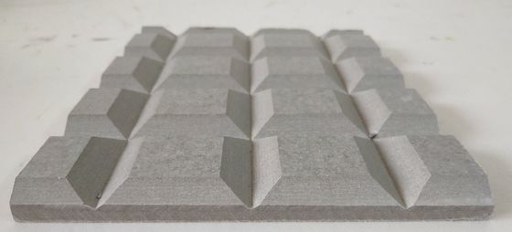 3D Slotted Decorative Fiber Cement Façade para material resistente ao calor