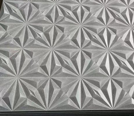 3D Slotted Decorative Fiber Cement Façade para material resistente ao calor