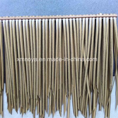 Material de telhado de palha de PVC sintético para telhado de simulação à prova de fogo personalizado