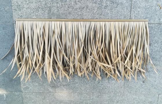 Telhado de palma sintética impermeável de palma de trigo artificial de palha 45*50cm e 100*45cm