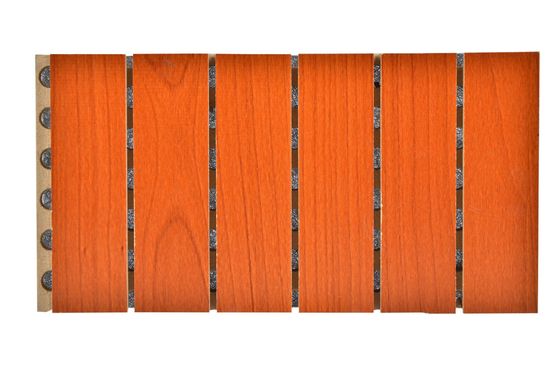 Painéis acústicos de parede de madeira acústica perfurados para materiais de construção