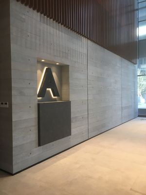 Materiais instantâneos impermeável à prova de som placa divisória reforçada de fibra de cimento para escritório