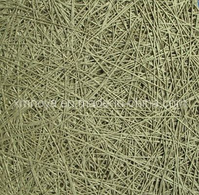 E0 Eco-friendly Blackish Green Wood Wool Sound Acoustic Ceiling with Veneer Finishing (Teto acústico com acabamento de folheado)