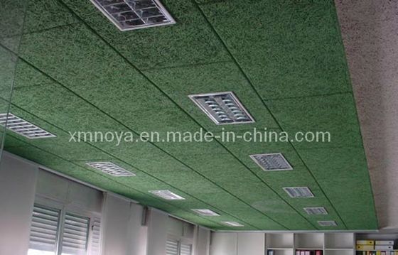1200*2440mm Painel de absorção sonora de lã de madeira para redução de ruído Decoração de teto
