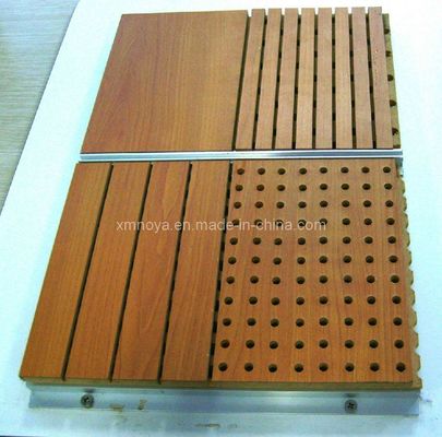 Materiais decorativos Painel de isolamento acústico de 197 mm*2400 mm com borda quadrada