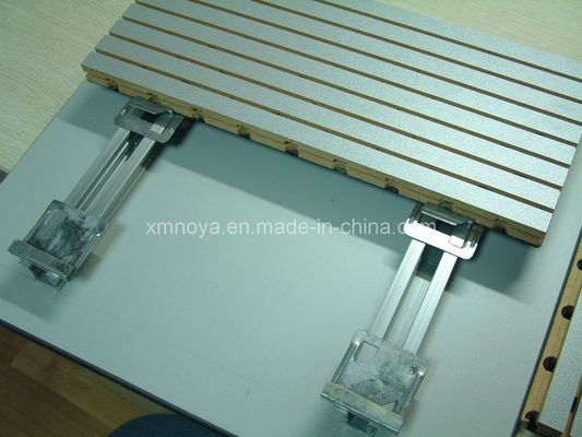 Absorção de som Painel de teto e painel de madeira com painéis acústicos de borda quadrada