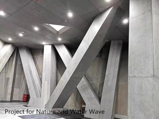 Painel de cimento de fibra acústica de isolamento 1220*2440*4-20mm para decoração de parede exterior