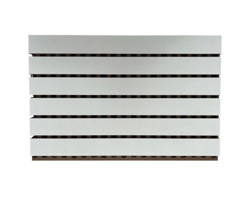 2 polegadas de espessura buracos de madeira e painel de listras painel de parede acústico para materiais de construção