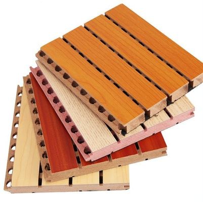 Painéis acústicos de madeira Melhor painel acústico decorativo para parede para material de construção