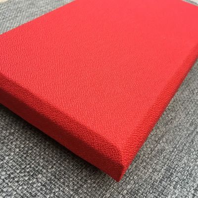 E1 Painel de parede de fibra de vidro de absorção acústica de som para material de construção substituível