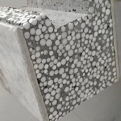 Painel de espuma de sanduíche de EPS com isolamento acústico de parede de divisória de escritório / casa com classificação de incêndio 4