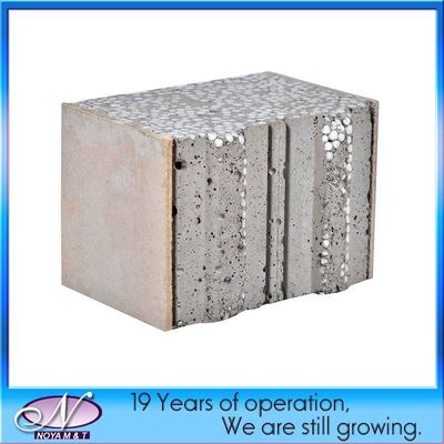 Painel Sandwich de Polímero Composto Branco Opal para Isolamento Sonoro Estrutural