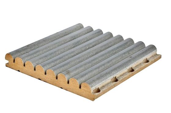 Painel de madeira à prova de fogo à prova de água para parede interior Decorativo A1 Grau e borda quadrada