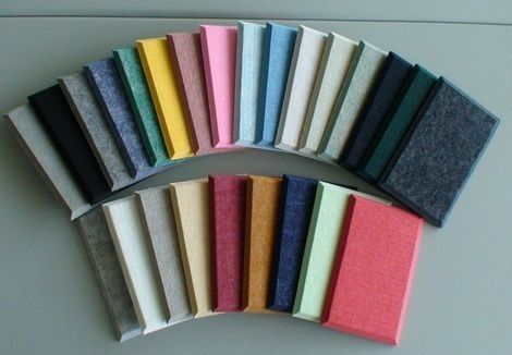 Tabela de parede interior acústica de fibra de vidro para estúdio escolar cinema teatro personalizável