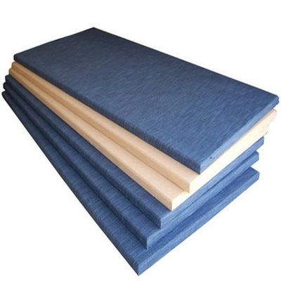 Tabela de parede interior acústica de fibra de vidro para estúdio escolar cinema teatro personalizável