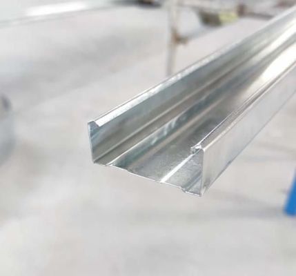 Profil de metal de revestimento de parede seca/quebra de aço leve com função de ignição D60