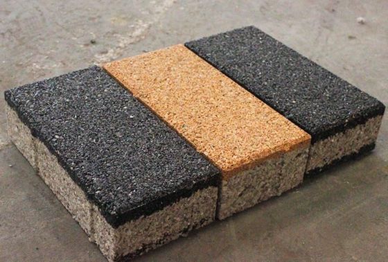 Estilo Sinter Grau e Vermelho Cerâmica Água Permeável tijolo para Paver Garden Driveway