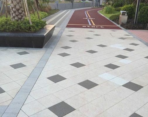 Pedra de pavimentação de tijolo permeável à água antiga escolha ideal para garagem de jardim