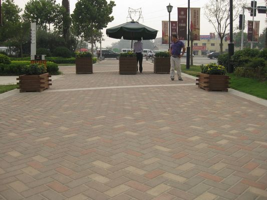 Pedra de pavimentação de tijolo permeável à água antiga escolha ideal para garagem de jardim