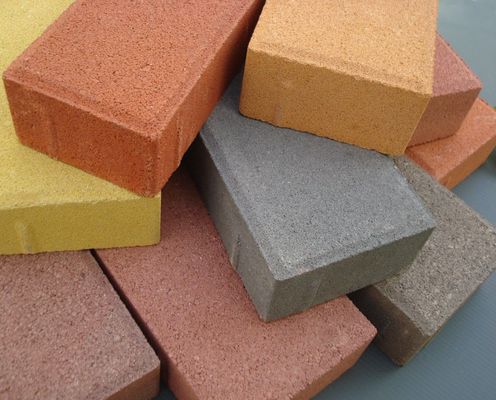 Pavimentação de tijolos permeáveis à água de grau AAA para isolamento térmico e permeabilidade à água