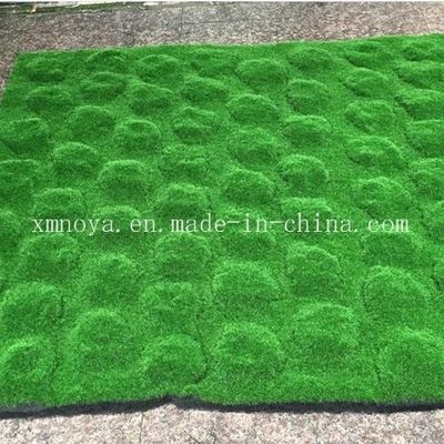 Plantas artificiais de grama verde personalizadas de plástico para decoração interna e decoração residencial