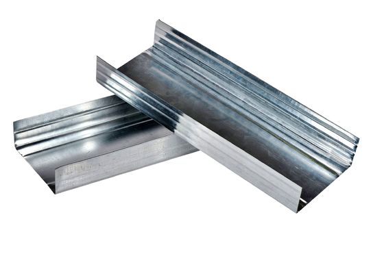 3000 mm comprimento padrão Furring Metal aço principal U canal para a resistência do sistema de teto