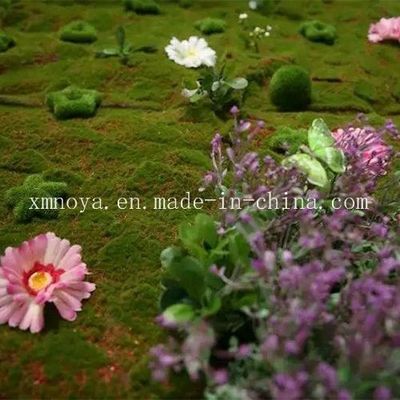 Paredes de musgo de grama verde artificial decorativas personalizadas para o seu negócio de paisagismo