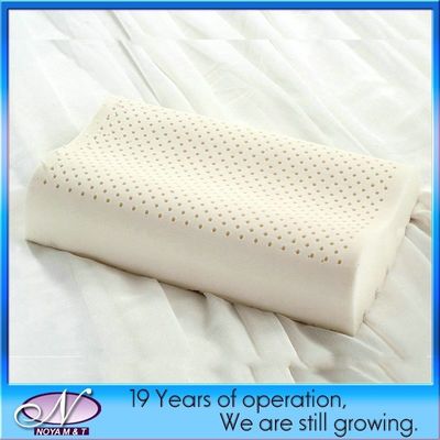 48*28*7/9cm Tecido Talalay Latex Wave Pillow para sono suave e de apoio