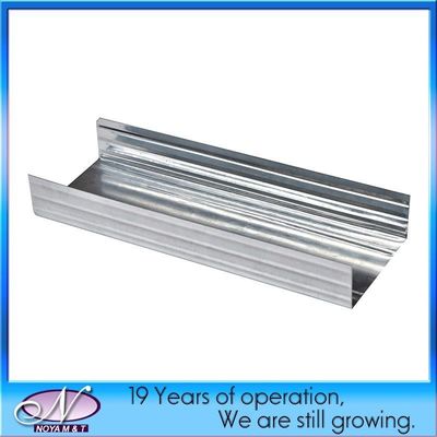Folha de aço galvanizado Parede divisória Profil de metal Largura 72mm Comprimento padrão 3000mm