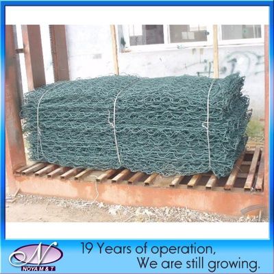 600*600*20/25 Ferro inoxidável pesado, malha hexagonal de fios de gabião com anos de experiência