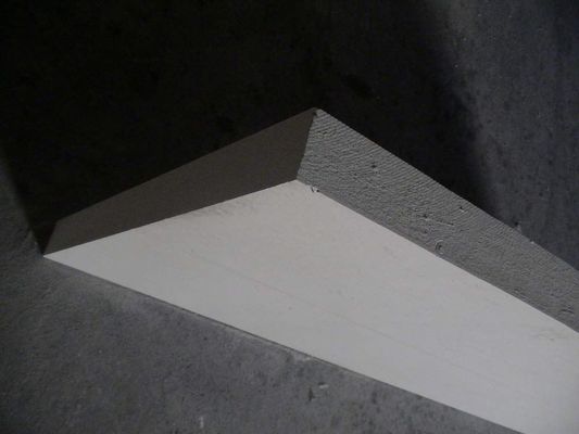 Tubos de silicato de cálcio Isolamento térmico Materiais de construção 220kg/m3 Branco