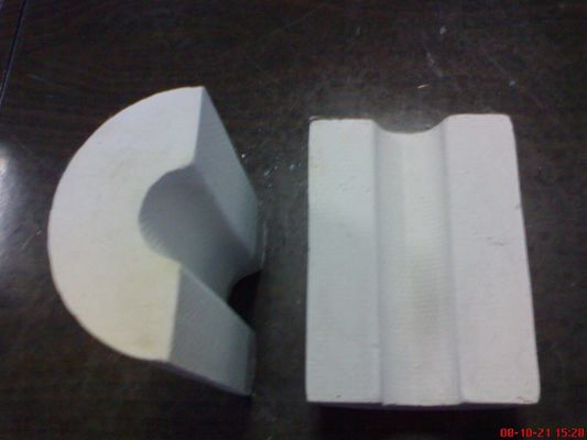 Tubos de silicato de cálcio Isolamento térmico Materiais de construção 220kg/m3 Branco