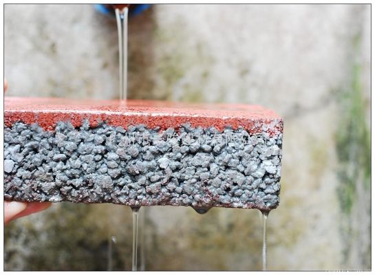 Revestimento natural da superfície de azulejos cerâmicos para pavimentação permeável à água ecológica