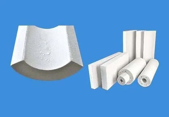 Chapas vidradas aumentam a resistência ao fogo Chapas / tubos de silicato de cálcio para isolamento