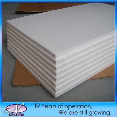 Placas de fibras cerâmicas de baixa densidade de isolamento térmico 1220*2440*4-20 mm para fornos industriais