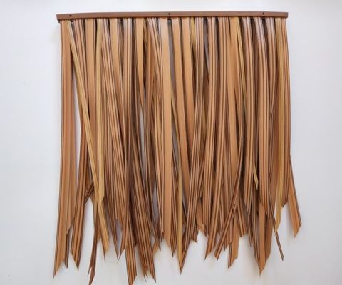100% de tecto de palha artificial de PVC realista e ecológico