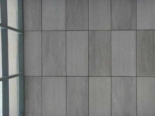 Placas de fibra de cimento revestimento painéis de revestimento cinza Edifício exterior impermeável Placas de silicato de cálcioPlacas de silicato de cálcio