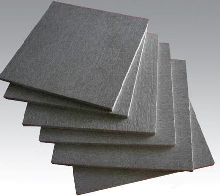 Placas de fibra de cimento revestimento painéis de revestimento cinza Edifício exterior impermeável Placas de silicato de cálcioPlacas de silicato de cálcio