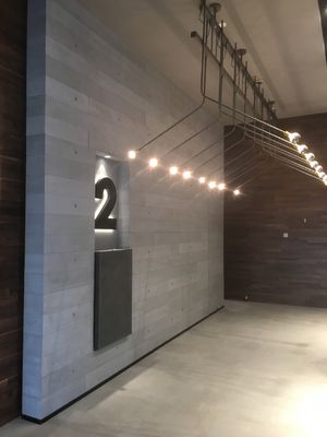 Placas de fibra de cimento revestimento painéis de revestimento cinza Edifício exterior impermeável Placas de silicato de cálcioPlacas de silicato de cálcio