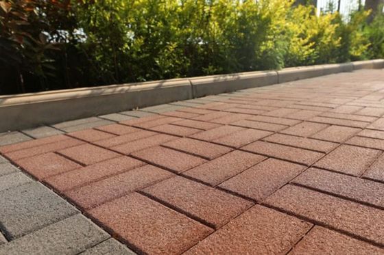 tijolo cerâmico exterior permeável à água para decoração de jardim tijolo cerâmico permeável durável