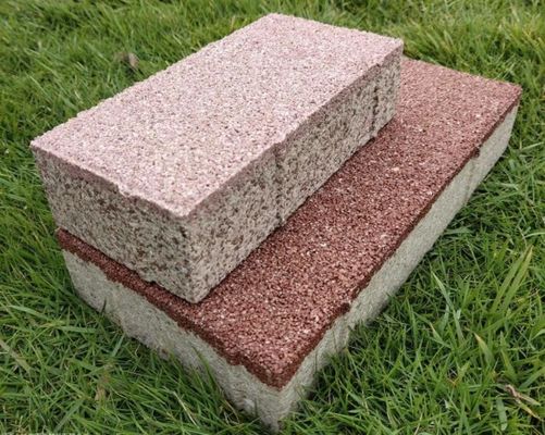 tijolo cerâmico exterior permeável à água para decoração de jardim tijolo cerâmico permeável durável