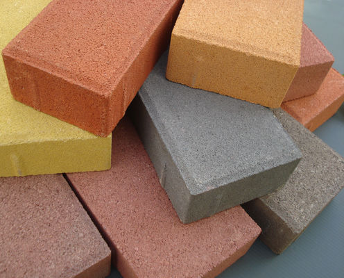 tijolo cerâmico exterior permeável à água para decoração de jardim tijolo cerâmico permeável durável